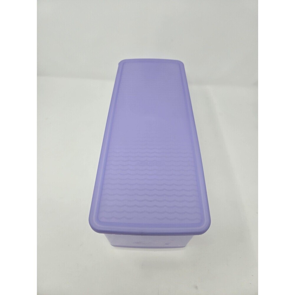 VINTAGE TUPPERWARE XL FRIDGESMART PURPLE LIMITED EDITION STORAGE 3996A-2 HOSTESS - Picture 8 of 12